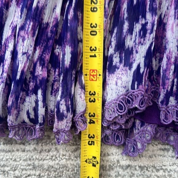 NWT Hemant & Nandita Anum Mini Dress Purple Medium - Picture 10 of 16